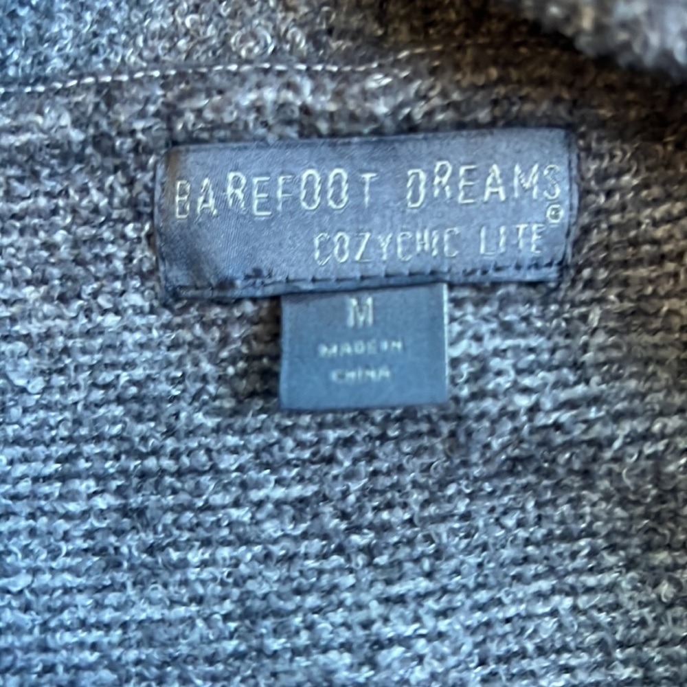 Barefoot Dreams Cozychic Lite Circle Cardigan Medium - Picture 3 of 4